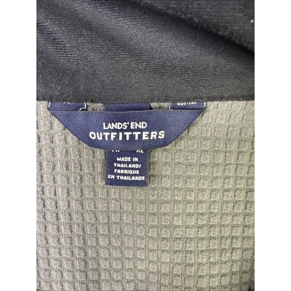 Lands' End Outfitters Full Zip-up Sweater / Jacket Men's Us Sz L Uk L Black - Picture 8 of 16